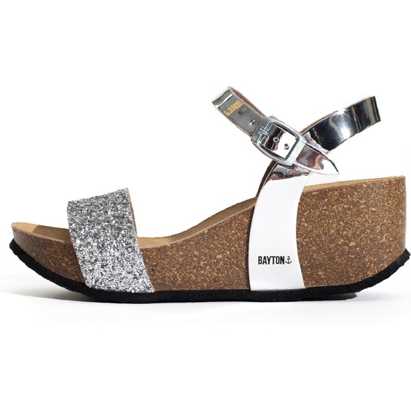 Bayton Sandále Hyas strieborná 54243775