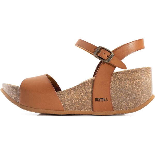 Bayton Sandále Maya farba ťavej srsti / čierna 54243872