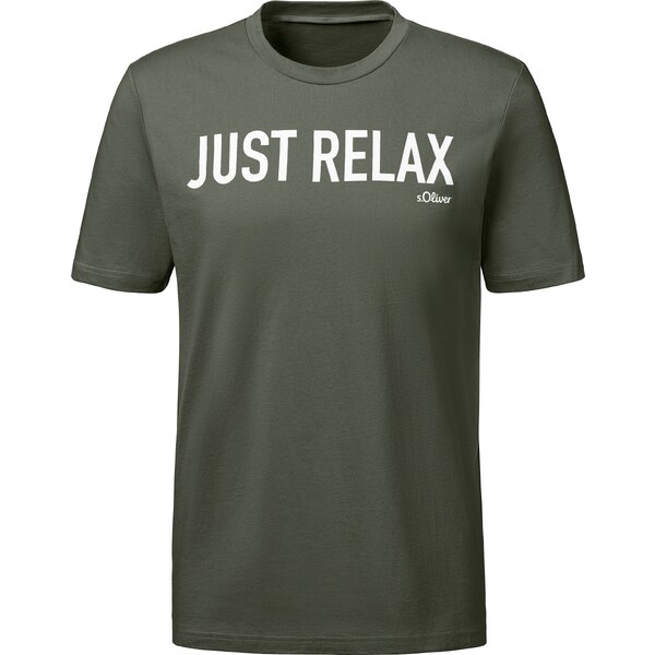 s.Oliver Tričko kaki / biela 54249726