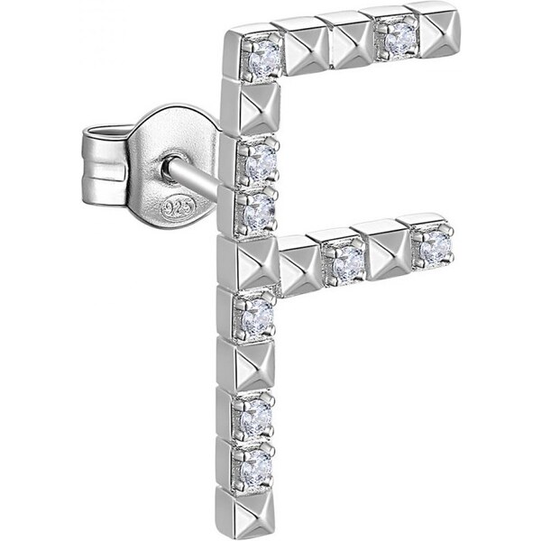 Rosato Strieborná single náušnice so zirkónmi F Cubica RZCU32 66580781