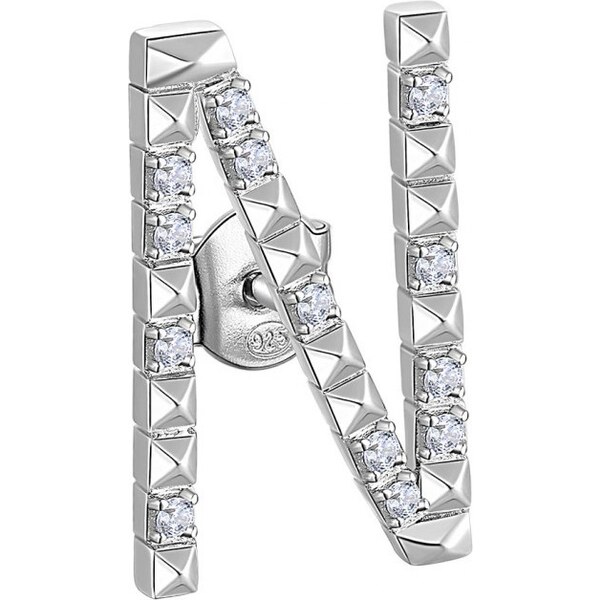 Rosato Strieborná single náušnice so zirkónmi N Cubica RZCU40 66707940