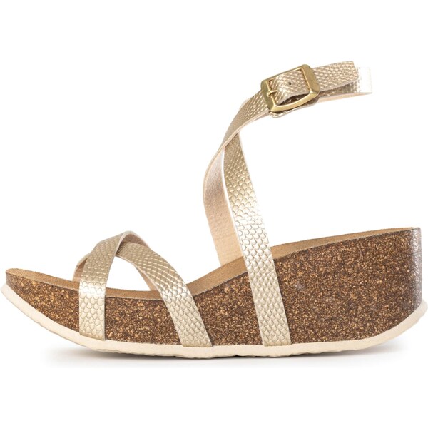 Bayton Sandále Asteria zlatá 54233614