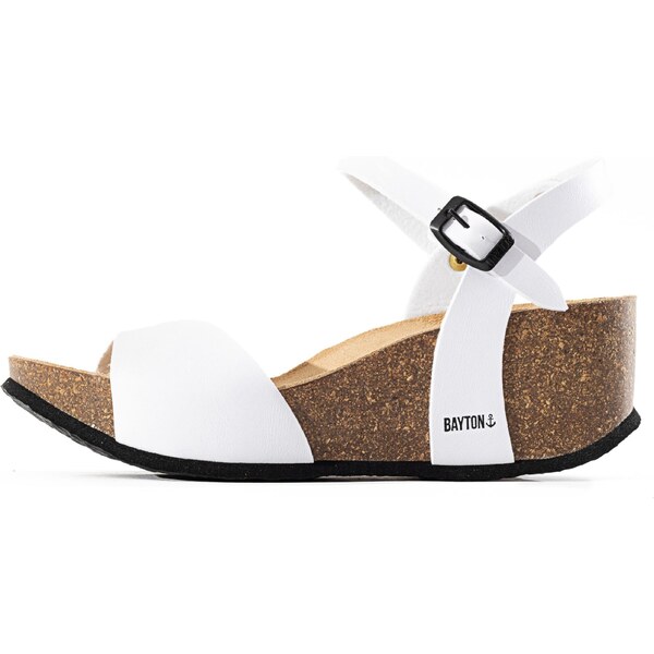Bayton Sandále Maya čierna / biela 54233757