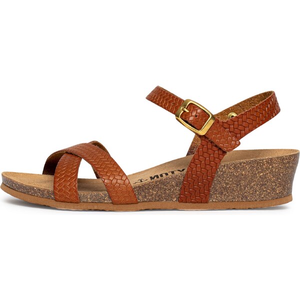 Bayton Remienkové sandále Lajas farba ťavej srsti 54233677