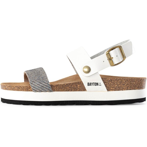 Bayton Remienkové sandále Almeria béžová / modrá / biela 54245510