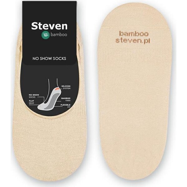 STEVEN Svetlobéžové pánske nízke ponožky Art.036 BA013, LIGHT BEIGE 42822794