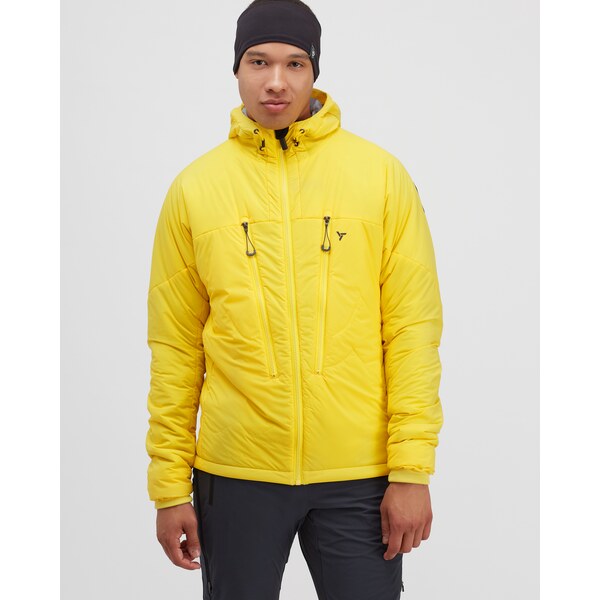 Pánska vetruodolná bunda Silvini Lupo neónovo žltá/tmavo šedá 42840090
