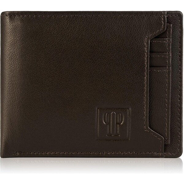 PAOLO PERUZZI Pánska kožená peňaženka T-78-BR | hnedá T-78-BR 42841119
