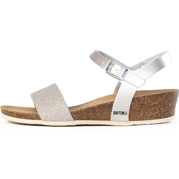 Bayton Sandále LEGANES strieborná 54233783