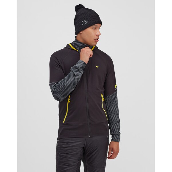 Pánska priedušná mikina Silvini Artico čierna/sivá 42875135