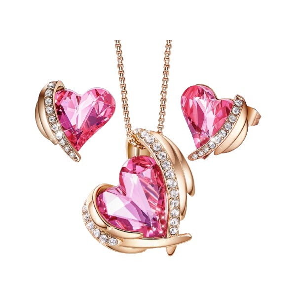 Glory Krištáľový set Pink angel ružovozlatý 200 42870258