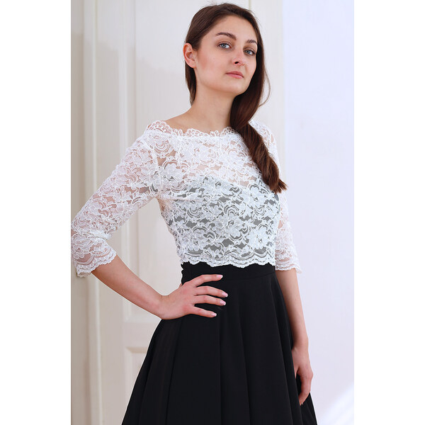 Glara Čipkové bolerko s gombíkmi 61830191