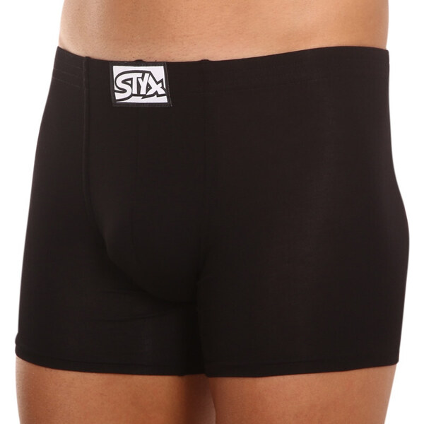 Pánske boxerky Styx long klasická guma čierne (F960) 7698338