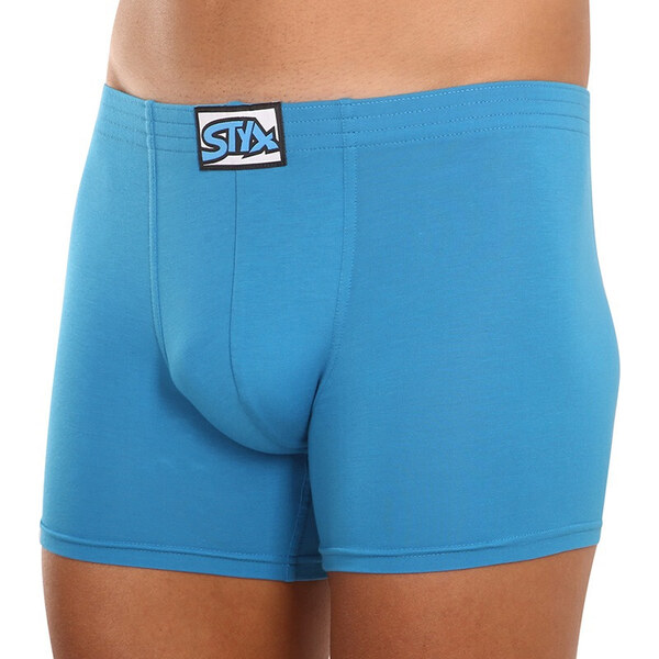 Pánske boxerky Styx long klasická guma modré (F969) 15334749