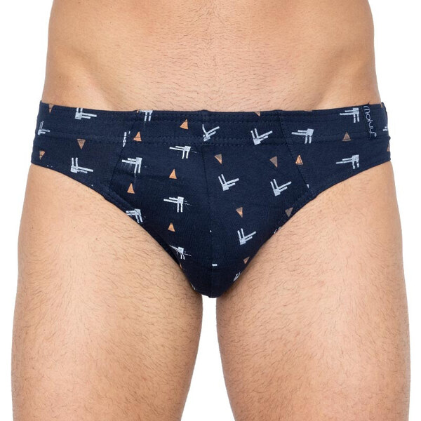 2PACK Pánske slipy Molvy modré (KP-072-SBU) 15600960