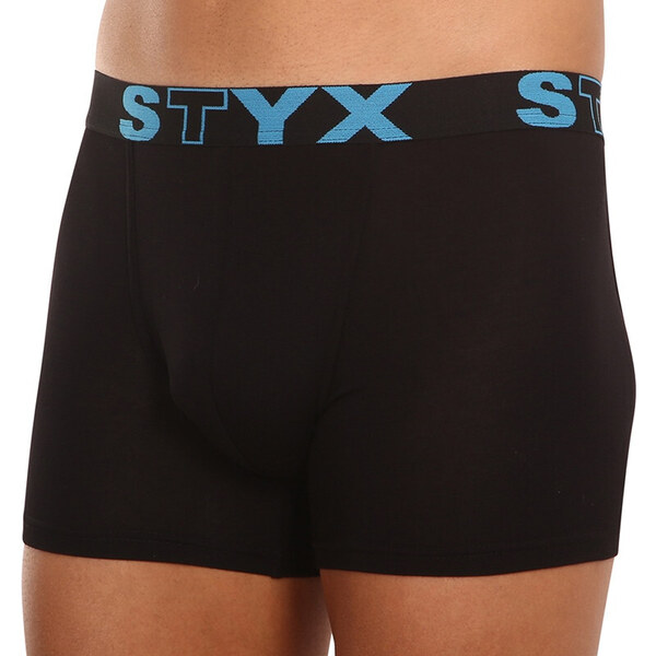 Pánske boxerky Styx long športová guma čierne (U961) 7698325