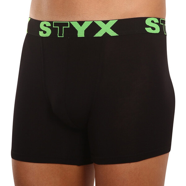 Pánske boxerky Styx long športová guma čierne (U962) 7698327
