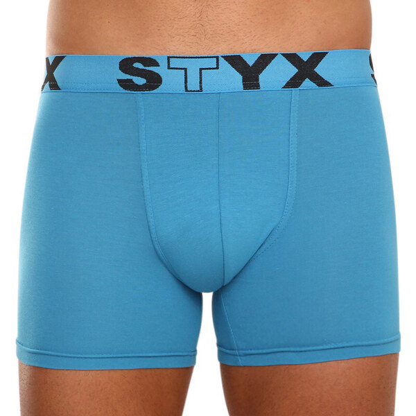 3PACK pánske boxerky Styx long športová guma modré (U9676869) 18457020