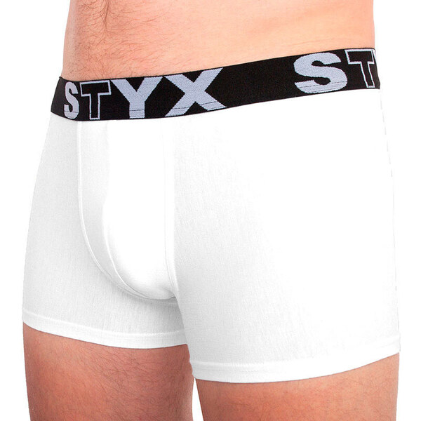 Pánske boxerky Styx športová guma nadrozmer biele (R1061) 4 21569248