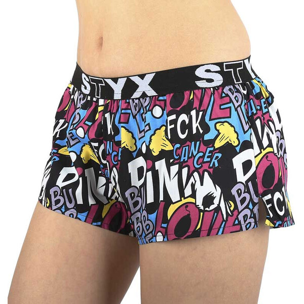 Dámske trenky Styx art športová guma Pink Bubble (T1058) 23391598