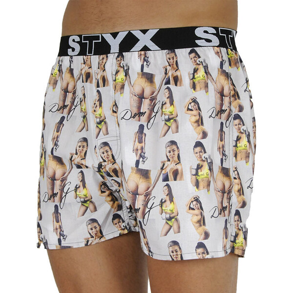 Pánske trenky Styx art športové guma - Deni G - limitovaná edícia 25529051