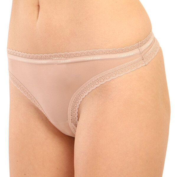 Dámske tangá Calvin Klein béžové (QD3763E-7NS) 27933482