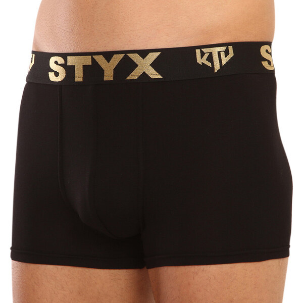 Pánske boxerky Styx / KTV športová guma čierne - čierna guma (GTC960) 29048425
