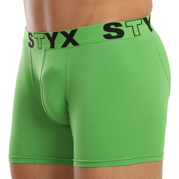 Pánske boxerky Styx long športová guma zelené (U1069) 29048426