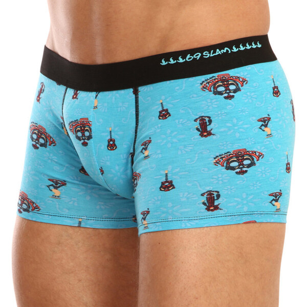 Pánske boxerky 69SLAM hip bamboo day of the dead (MHBDOF-BB) 34409716