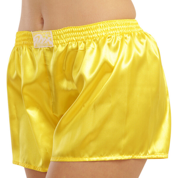 Dámske trenky Styx klasická guma saténové žlté (L1068) 29021274