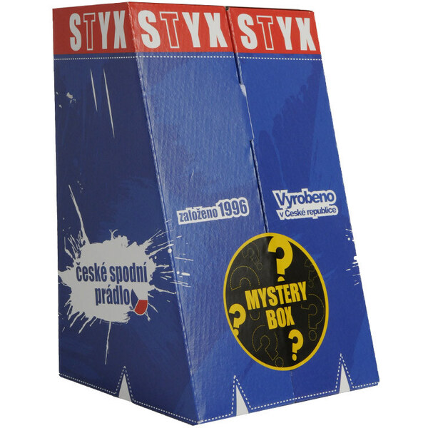 MYSTERY BOX - 3PACK dámske trenky Styx športová guma viacfarebné 15998286
