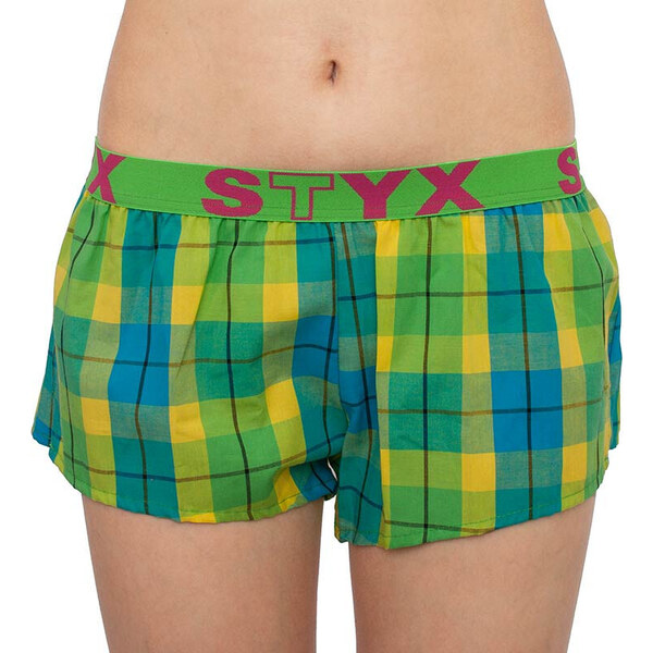 5PACK dámske trenky Styx športová guma viacfarebné (T81325262831) 30284314