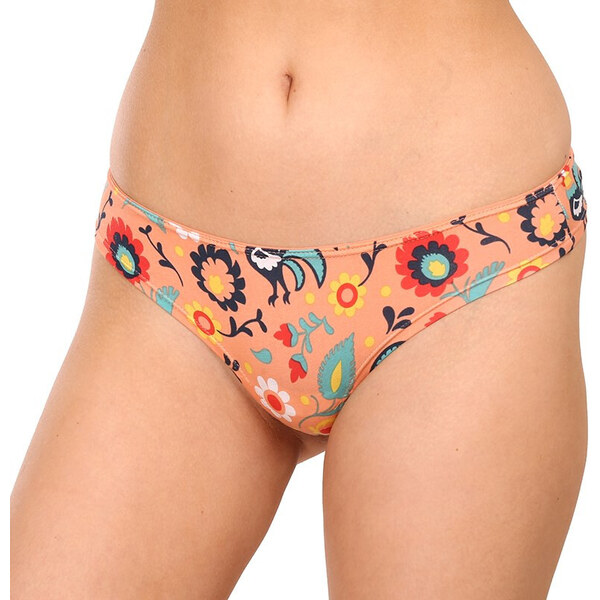 Veselé dámske nohavičky brazilky Dedoles Folkový kohúty (D-W-UN-BL-C-C 32481257