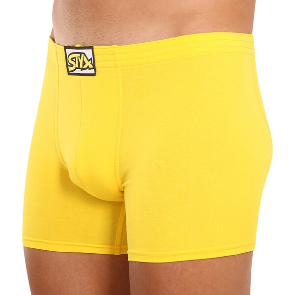 Pánske boxerky Styx long klasická guma žlté (F1068) 35591536