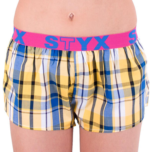 5PACK dámske trenky Styx športová guma viacfarebné (T61122263136) 36240021