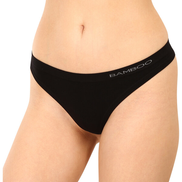 Dámske tangá Gina bambusová čierná (05013) 28354639