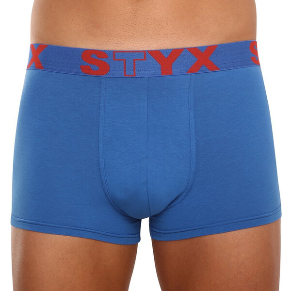 3PACK pánske boxerky Styx športová guma modré (3G96789) 39176788