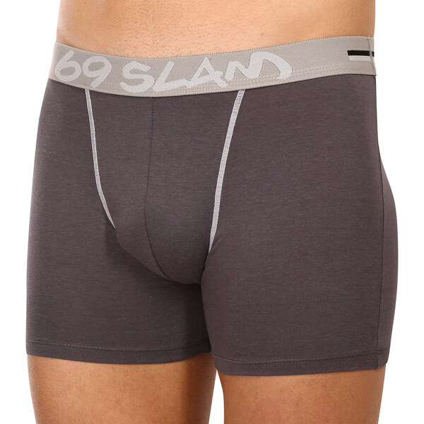 Pánske boxerky 69SLAM fit bamboo plain (MBVPLN-DG) 37571215