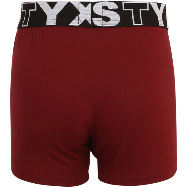 Detské boxerky Styx športová guma vínové (GJ1060) 4-5 let 66060547