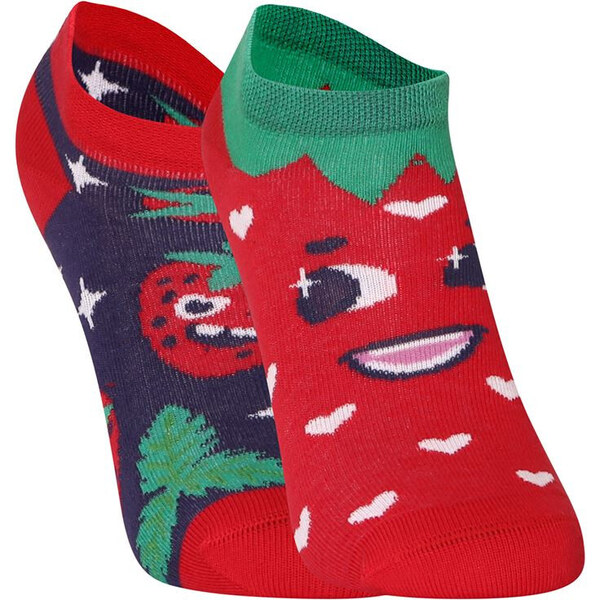 Veselé detské ponožky Dedoles Šťastné jahody (D-K-SC-LS-C-C-238) (D-K 32541902