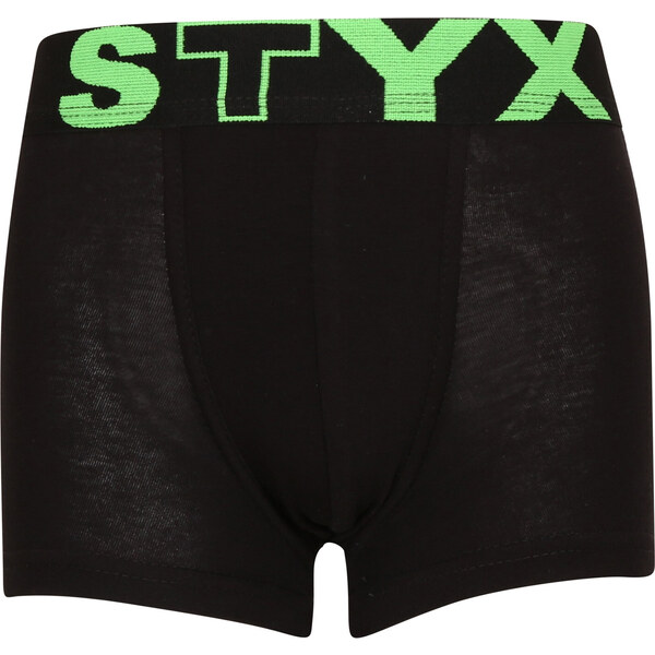 3PACK detské boxerky Styx športová guma čierne (3GJ96012) 6-8 let 66060812