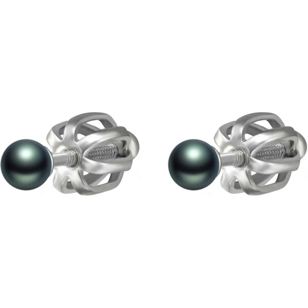 Olivie Strieborné 3mm náušnice TAHITI 7294 43860278