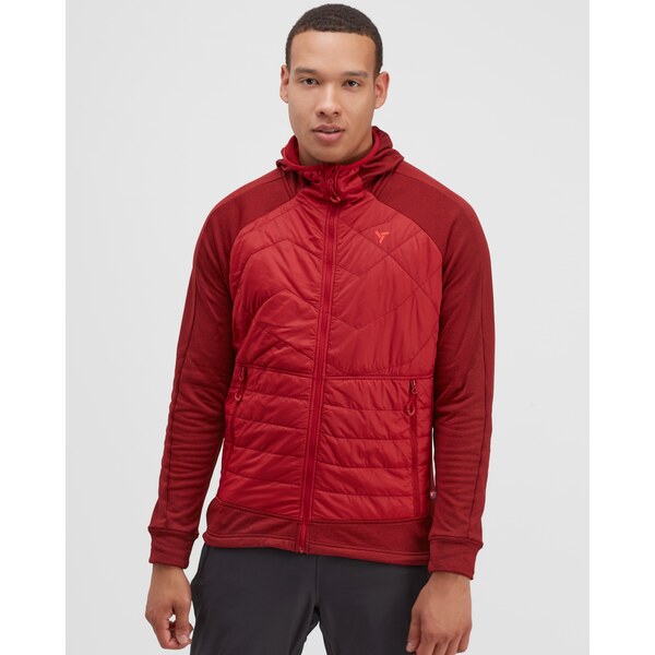 Pánska primaloft mikina Silvini Dirilo vínová 42903111