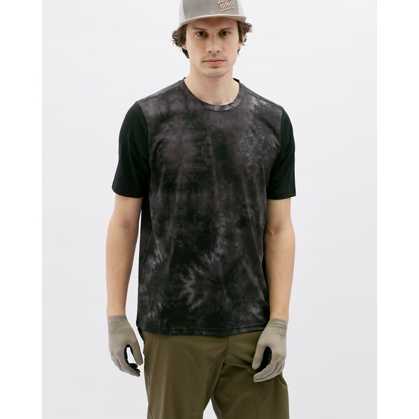 Pánsky enduro dres Silvini Aldeno tmavo šedá/čierna 42903125