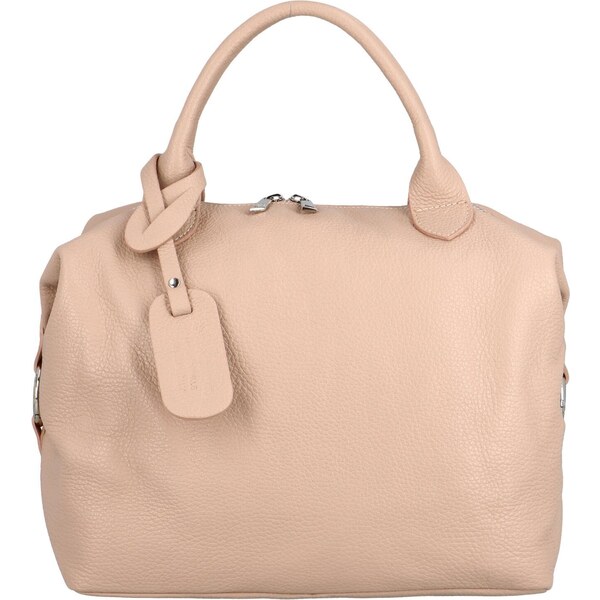Delami Vera Pelle Dámska kožená kabelka do ruky svetlo ružová - Delami 62213223