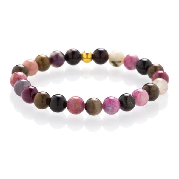 Farebný turmalín - náramok Trimakasi 42910765