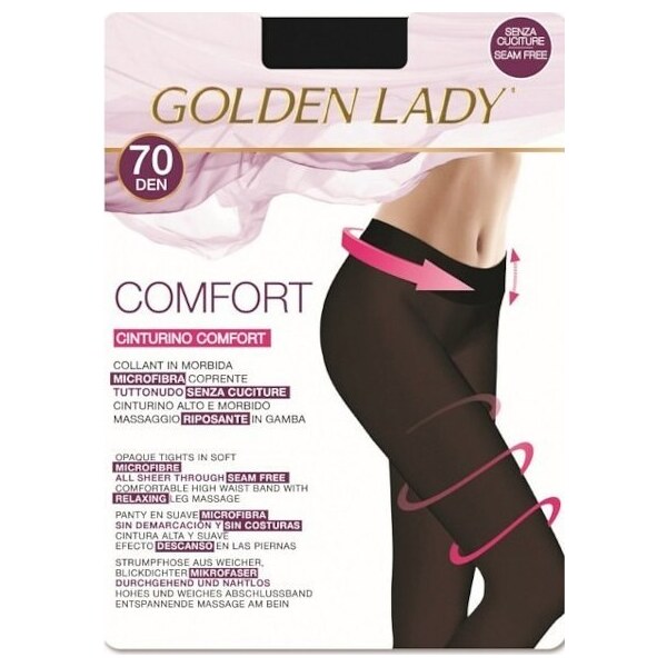 BASIC Sťahovacie silonky Golden Lady Comfort 70 den 42913036