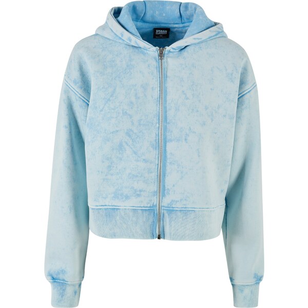 Urban Classics Tepláková bunda pastelovo modrá / svetlomodrá 43018695