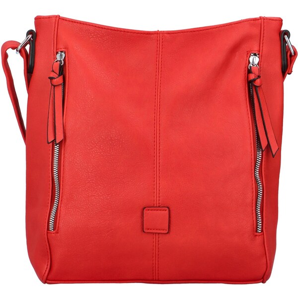 Dámska crossbody kabelka červená - Paolo Bags Adelaide červená 42929899