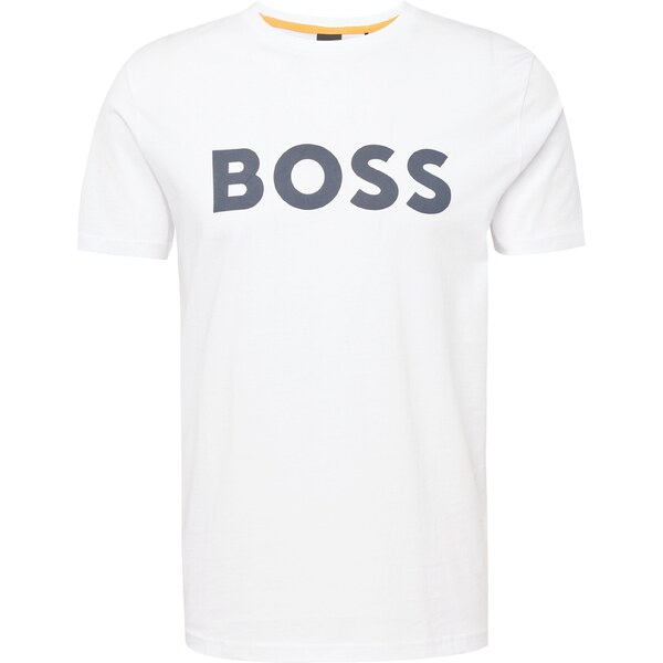 BOSS Tričko Thinking čierna / biela 42975653